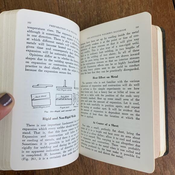 Vintage Hardcover Book The Oxy-Acetylene Weldor's Handbook 6th Edition 1960 - Picture 13 of 16